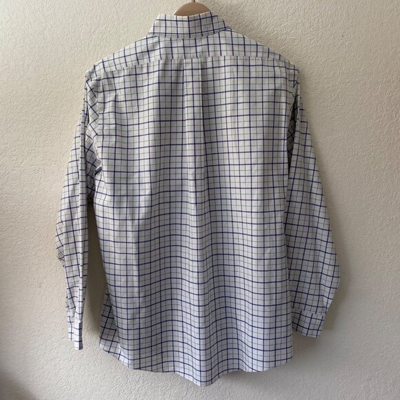 Brooks Brothers Regent Non-Iron Checkered windowpane Cotton Shirt Size XL - Picture 2 of 10